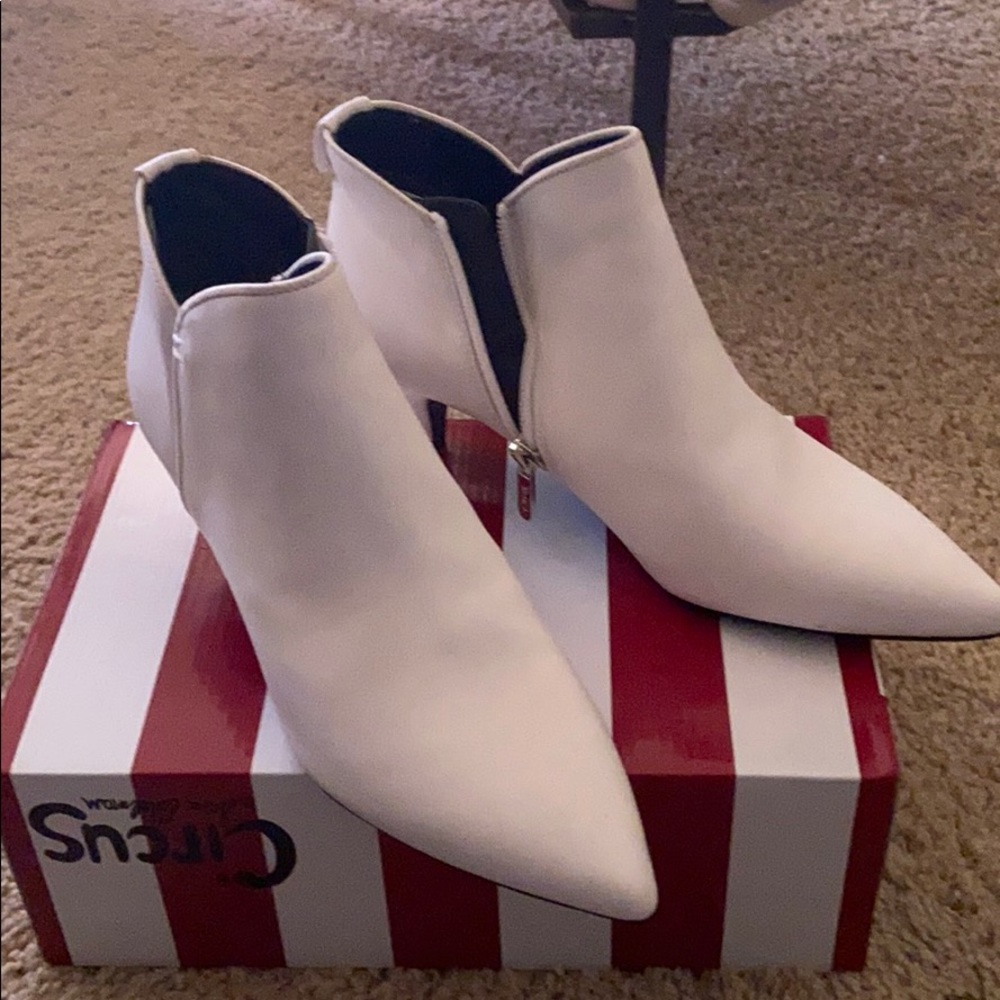 White booties circus by Sam edelman